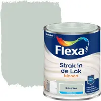 Flexa Houtlak Strak In De Lak - Zijdeglans - Grijsgroen - 750ml