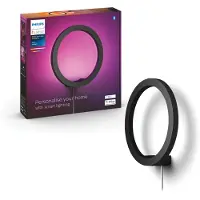 Philips Sana Wandlamp White & Colour Zwart