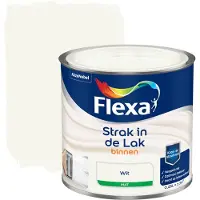Flexa Houtlak Strak In De Lak - Mat - Wit - 250ml