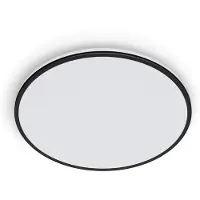 Philips Ozziet plafondlamp - rond - zwart - 22W 27K