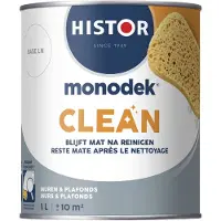Histor Monodek Muurverf Clean 1 LTR - Wit