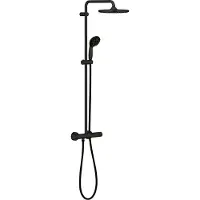 GROHE Vitalio Start - Doucheset 250 met thermostaat, 1-jet, mat zwart 266772430