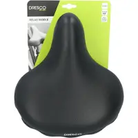 Dresco Dersco - Urban XL Fietszadel zwart