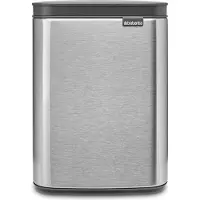 Brabantia Bo afvalemmer 4 liter met kunststof binnenemmer matt steel fingerprint proof |