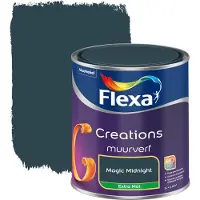 Flexa Creations Muurverf - Extra Mat - Magic Midnight - 1l