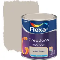 Flexa Creations Muurverf - Zijdeglans - Urban Taupe - 1l