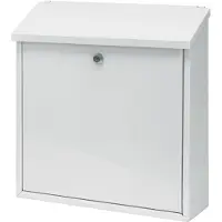 V-Part - Wandbrievenbus Malagan - Galvanized steel Powder Coated - wit - Brievenbus