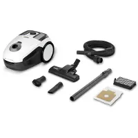 Kärcher VC 2 - Cylinder vacuum cleaner - 700 W - HEPA 13 filter - 76 dB - 1.5 m suction hose with curved handle