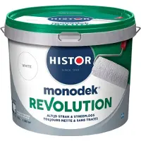 Histor Monodek Revolution Muurverf | Matte Muur- en Plafondverf 10 LTR - Wit