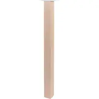 Duraline Meubelpoot Vierkant Hout 5x5x72cm Beuken Fsc