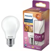 Philips filamentlamp mat 100W A60 E27 - 10,5 W - 1521 lumen