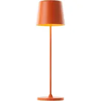 Brilliant Draagbare LED-buitenlamp Kaami | Hoogte: 37 cm | 2W, 310 lm, 3000K | Dimbaar via touchdimmer | Oplaadbaar via USB | Oranje