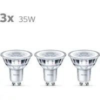 Philips LED spot GU10 3.5W 4000K Koelwit (3 Stuks)