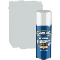 Hammerite metaallak spuitbus zilvergrijs hoogglans 400 ml