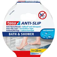 TESA BATH & SHOWER 55533-00000-11 Anti-sliptape Transparant (l x b) 5 m x 25 mm 1 stuk(s)