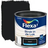 Flexa Strak in de lak voor binnen zwart zijdeglans 250 ml