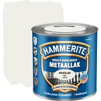 Hammerite hoogglans metaallak 250ml wit S010