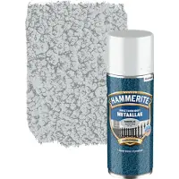 Hammerite metaallak spuitbus zilvergrijs hamerslag 400 ml