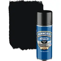 Hammerite metaallak spuitbus zwart hoogglans 400 ml