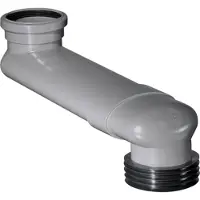 Geberit verstelbare sprongbocht lengte 14,5-34,5cm hoog 7cm