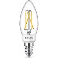 Philips 6x LED lamp E14 | SceneSwitch | Kaars B35 | Filament | Helder | 2200-2500-2700K | 5W (40W)
