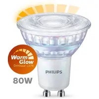 Philips Spot - 80 W - GU10 - Dimbaar warmwit licht