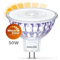 Philips GU5.3 LED spot | WarmGlow | 2200-2700K | Dimbaar | 7W (50W)