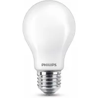 Philips lamp - Standaard lampvorm met E27 fitting - Koelwit licht: 4000K - 60W - Mat glas