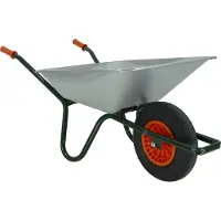 Altrad Fort kruiwagen met luchtband metaal 85 liter