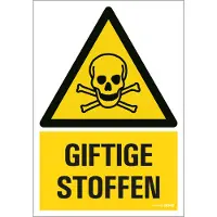 Nobrand Combibord 23x33 cm Giftige stoffen