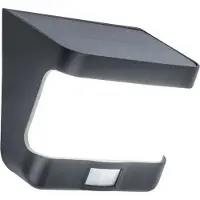 Lutec Solar Wandlamp Try Zwart 8w Met Sensor