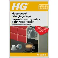 Hg Nespresso Reinigingscups 6 Stuks