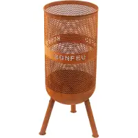 Bonfeu BonVes 34 Roest Vuurkorf - L 34 x B 34 x H 85 cm - Staal - (Roest)bruin