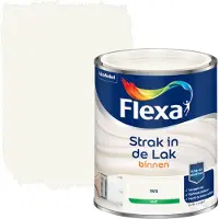 Flexa Houtlak Strak In De Lak - Mat - Wit - 750ml