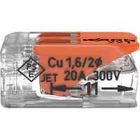 Wago verbindingsklem 0,14 - 4mm² 2-polig (16 Stuks)