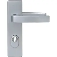 Nemef Veiligheidsbeslag Voor Deur 3407-ii - Aluminium Zilver - Skg*** Kerntrekbeveiliging - Pc72mm
