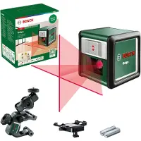 Bosch Quigo III - Kruislijnlaser - Inclusief Universele Klem MM2 - Adapter plaat - Batterijen