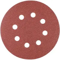 Irwin Set Schuurschijven 25PCS excentrisch diameter 125mm met klittenband, 10x K60, 10x K80 en 5x K120.