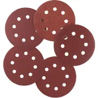 Irwin Set Schuurschijven 25PCS excentrisch diameter 115mm met klittenband, 5x K60, 5x K80, 10x K120 en 5x K180.