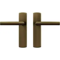 Axa Deurbeslag | Deurklink met blindschild | | Blok (Aluminium, Brons)