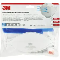 3M Aura Wegwerpstofmaskers FFP2 9320D+ 3/verpakking