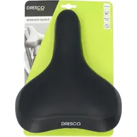 Dresco Fietszadel Towny Memoryfoam Zwart