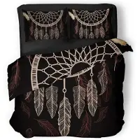 Eleganzzz Dekbedovertrek Micropercal Cherokee - black 240x200/220cm