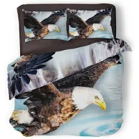 Eleganzzz Dekbedovertrek Micropercal Eagle - multi 240x200/220cm