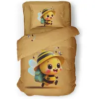 Eleganzzz Kinder Dekbedovertrek Micropercal Henry - multi 140x200/220cm