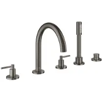 GROHE Atrio 5-gats badrandcombinatiehard graphite geborsteld 29407AL0