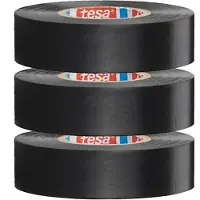 TESA 3x Tesa isolatie tape op rol zwart 10 mtr x 1,5 cm - Tape (klussen)