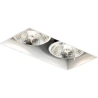 QAZQA Moderne inbouwspot wit GU10 AR70 trimless 2-lichts - Oneon