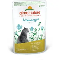 Almo Nature 60x Kattenvoer Nat Urinary Help Kalkoen 70 gr