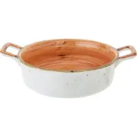 C&T Brisbane Orange Ovenschotel D15,2xh4cmmet 2 Grepen D15.2-20xh4-5cm